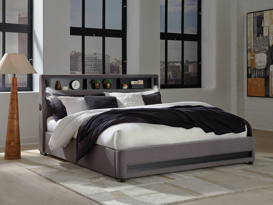 Verishaw California King Upholstered Bed