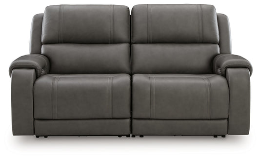 5Z - Pittson 2-Piece Power Reclining Sectional Loveseat
