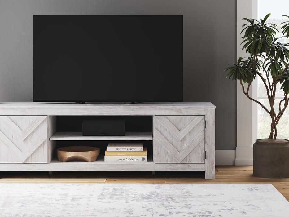 Cayboni LG TV Stand w/Fireplace Option