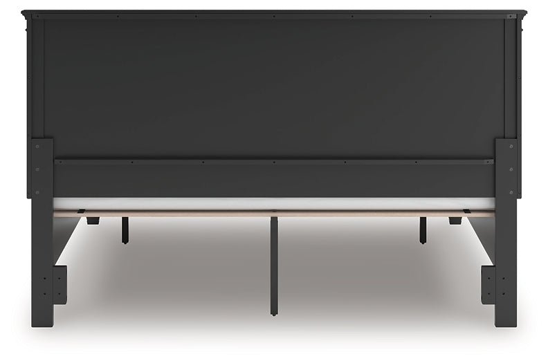 Lanolee King Panel Storage Bed