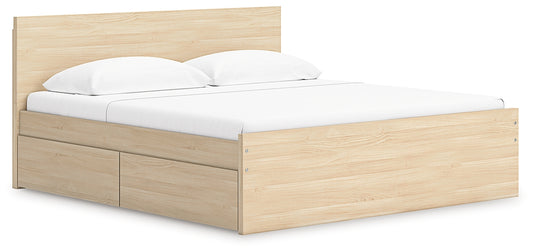 Onita King Panel Platform Bed with Storage