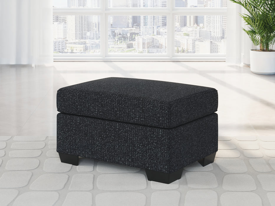 Jasmine Peaks Ottoman