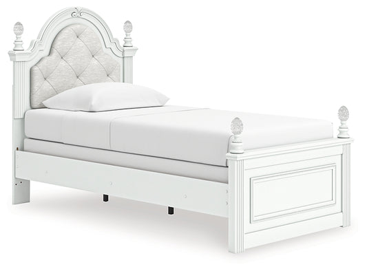 Kozlani Twin Upholstered Panel Bed